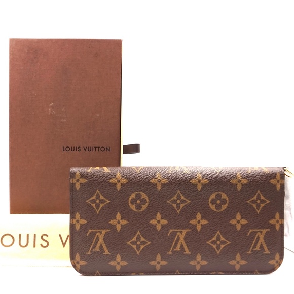 Monogram and Orange Interior Grenade Wallet - Picture 2 of 8